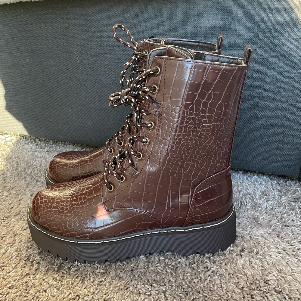 New combat boots